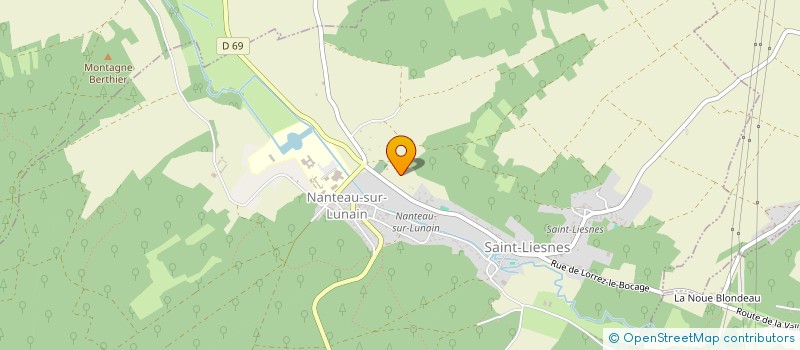 localisation de l'entreprise CRAZY DIVING  NANTEAU-SUR-LUNAIN