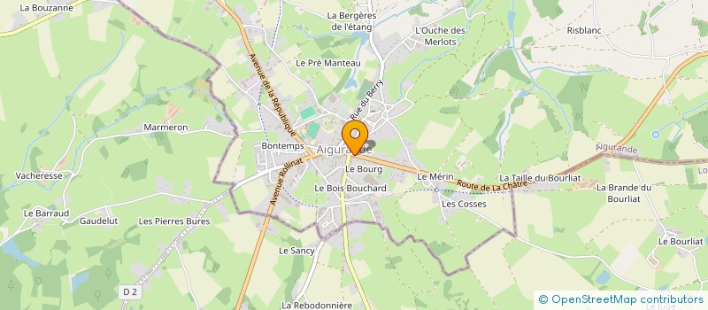 localisation de l'entreprise CRAZY DONKEY SKATEBOARD TEAM à AIGURANDE