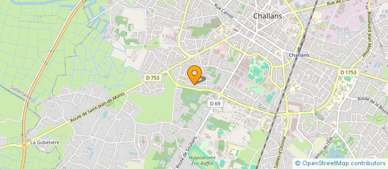 localisation de l'entreprise CRAZY FLIP à CHALLANS