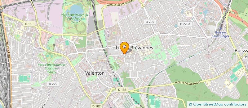 localisation de l'entreprise CRAZY FOOD  LIMEIL-BREVANNES