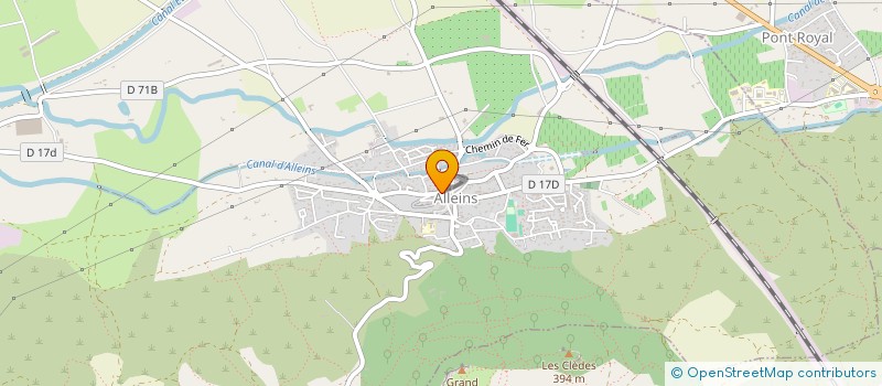 localisation de l'entreprise CRAZY FRINGS à ALLEINS