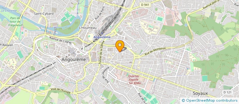 localisation de l'entreprise CRAZY GAM'Z à ANGOULEME