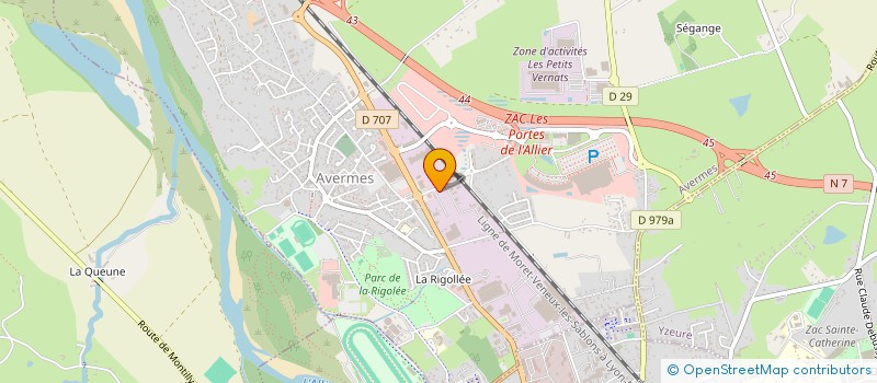 localisation de l'entreprise CRAZY GARAGE  AVERMES