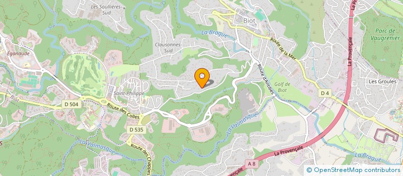 localisation de l'entreprise CRAZY GOURMETS  BIOT