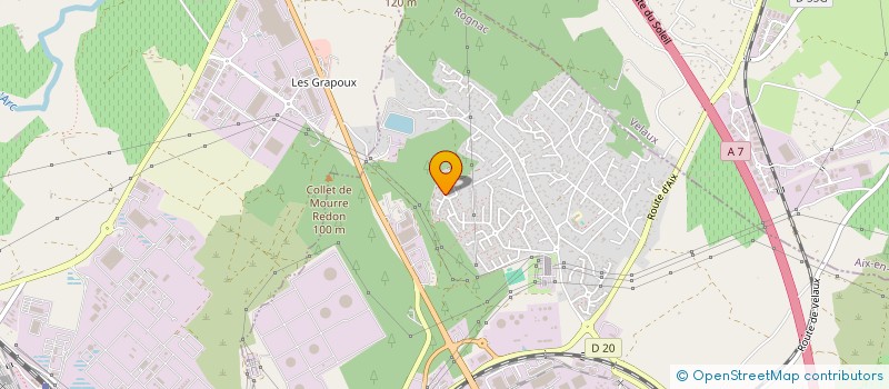 localisation de l'entreprise CRAZY JET CLUB  ROGNAC