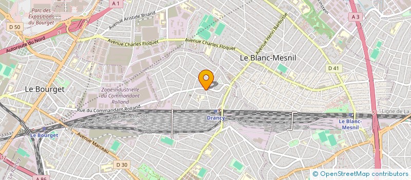 localisation de l'entreprise CRAZY LIGHT à DRANCY