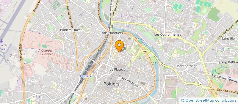 localisation de l'entreprise CRAZY LOVE à POITIERS