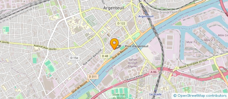 localisation de l'entreprise CRAZY LUNCH  ARGENTEUIL