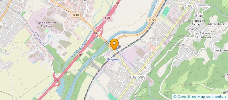 localisation de l'entreprise CRAZY MOUV'  VILLARD-BONNOT