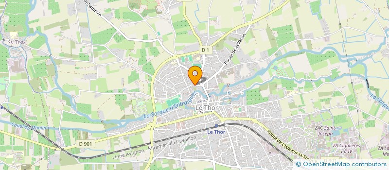 localisation de l'entreprise CRAZY NIGHT ORCHESTRA  LE THOR