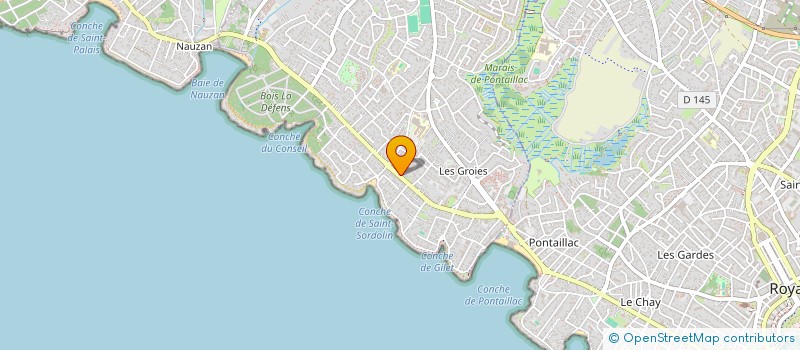 localisation de l'entreprise CRAZY POLE GIRL  SAINT-PALAIS-SUR-MER