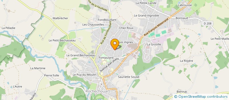 localisation de l'entreprise CRAZY'S CAR  ROCHECHOUART