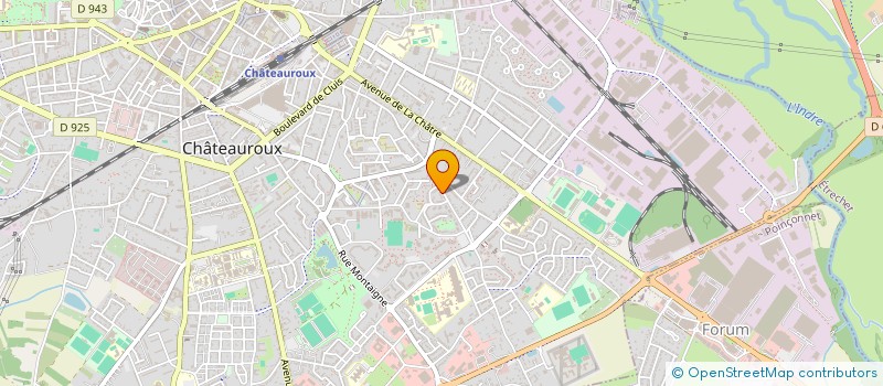 localisation de l'entreprise CRAZY SLIDE à CHATEAUROUX