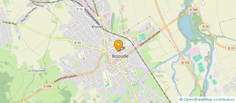 localisation de l'entreprise CRAZY TOUR  BRIOUDE