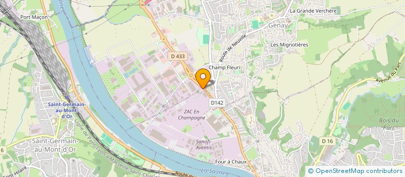 localisation de l'entreprise CRAZY TRAINING  GENAY