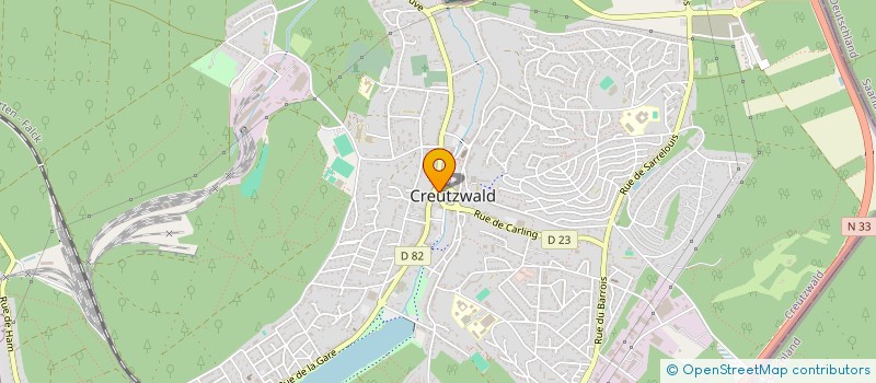 localisation de l'entreprise CRAZYCAT TRANSFER à CREUTZWALD