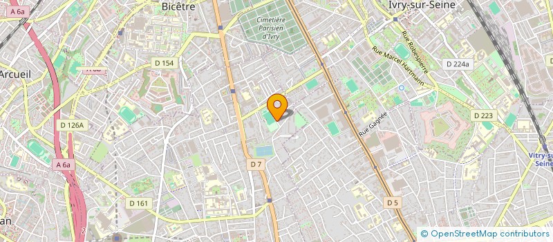 localisation de l'entreprise CRAZYCOM à VILLEJUIF