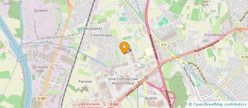 localisation de l'entreprise CRAZYLINK à AVIGNON