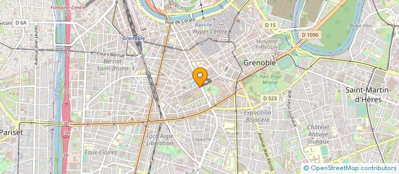 localisation de l'entreprise CRAZYMAG GRENOBLE à GRENOBLE