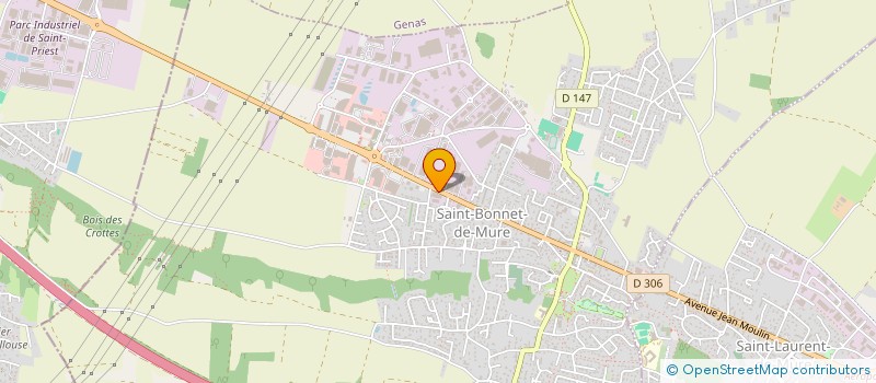 localisation de l'entreprise CRAZYMAG SAINT BONNET DE MURE  SAINT-BONNET-DE-MURE