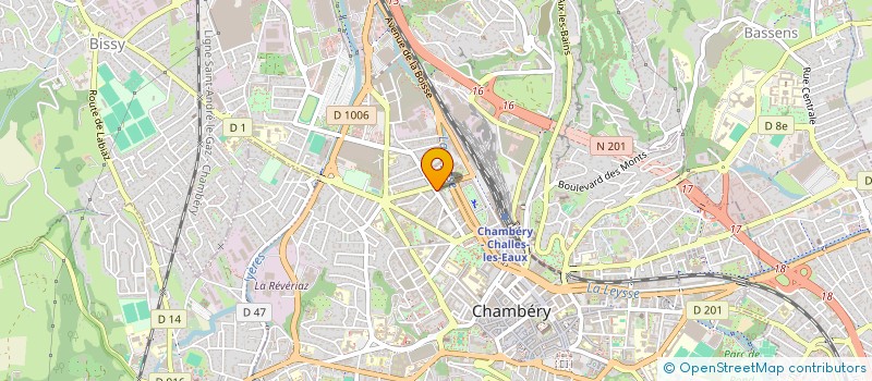 localisation de l'entreprise CRAZYWEB à CHAMBERY