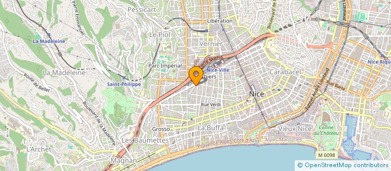 localisation de l'entreprise CRB à NICE