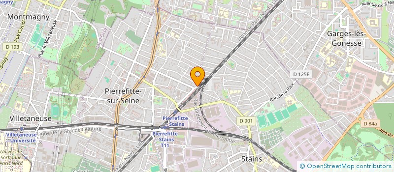 localisation de l'entreprise CRB à PIERREFITTE-SUR-SEINE
