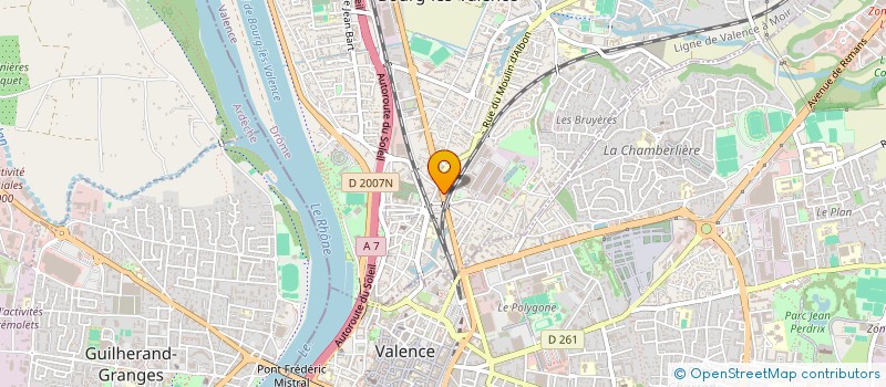 localisation de l'entreprise CRB CLEAN SERVICE  BOURG-LES-VALENCE