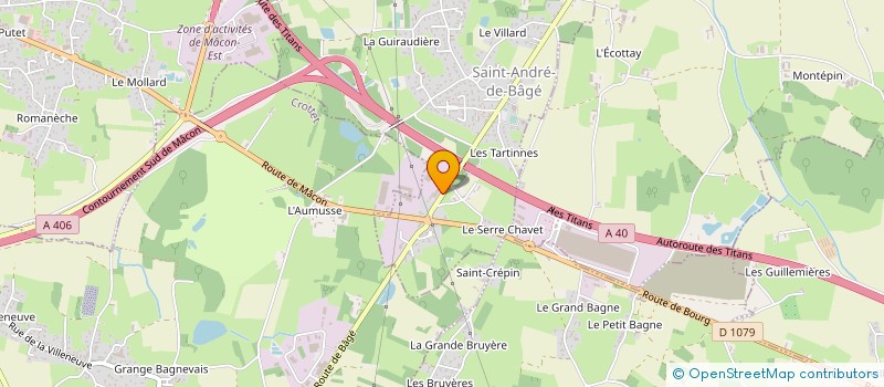 localisation de l'entreprise CRB-CREATIONS REALISATIONS BARBECUES à SAINT-ANDRE-DE-BAGE