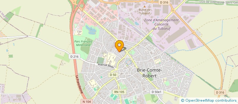 localisation de l'entreprise CRB FORTES à BRIE-COMTE-ROBERT
