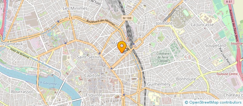 localisation de l'entreprise CRB SALOM à TOULOUSE