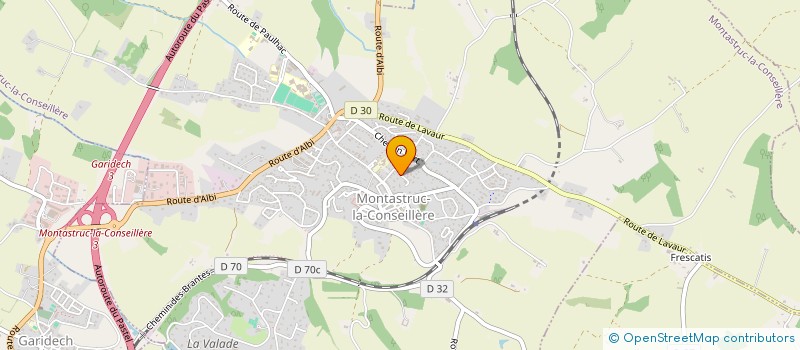 localisation de l'entreprise CRB SERVICE à MONTASTRUC-LA-CONSEILLERE