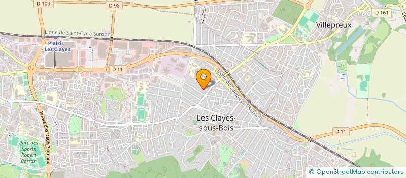 localisation de l'entreprise CRBARBOSA  LES CLAYES-SOUS-BOIS
