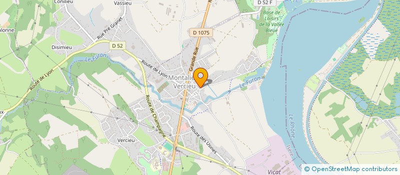 localisation de l'entreprise CRBBJ à MONTALIEU-VERCIEU