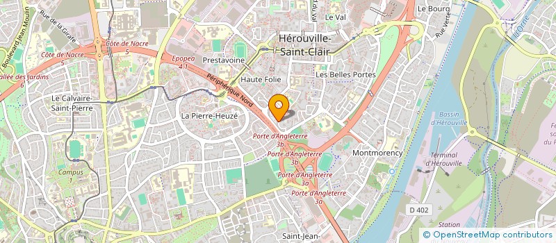 localisation de l'entreprise CRBG SAS  HEROUVILLE SAINT CLAIR