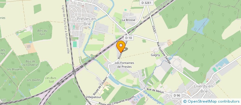 localisation de l'entreprise CRBH  PRESLES-EN-BRIE