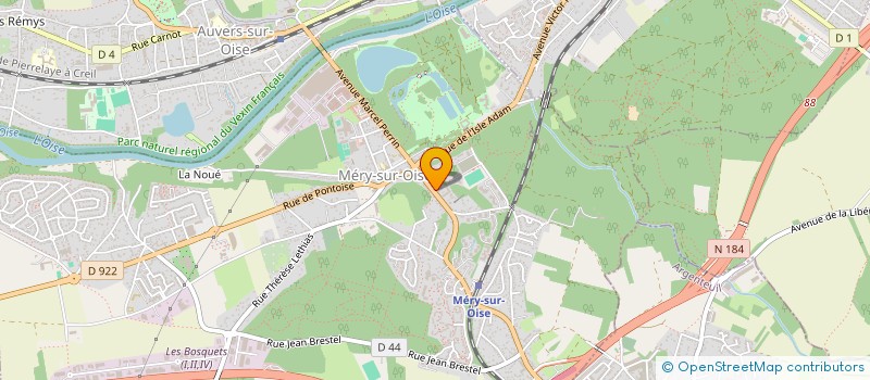 localisation de l'entreprise CRBM  MERY-SUR-OISE