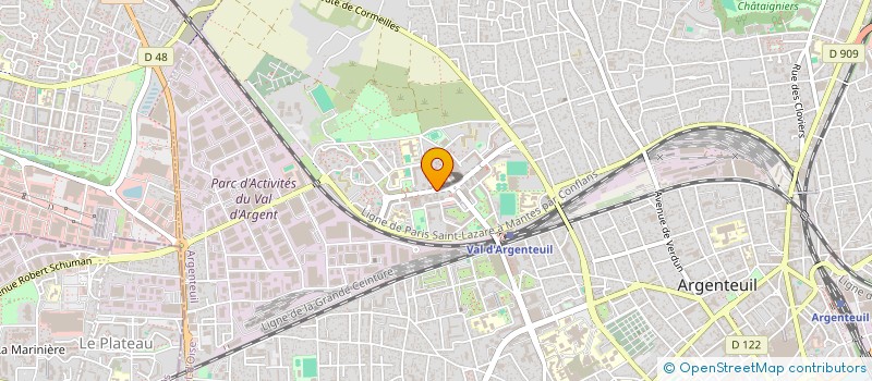 localisation de l'entreprise CRBT  ARGENTEUIL