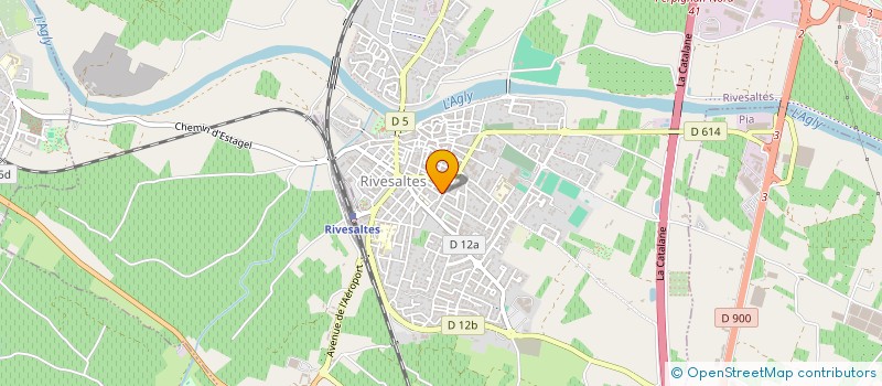 localisation de l'entreprise CRBT 66  RIVESALTES