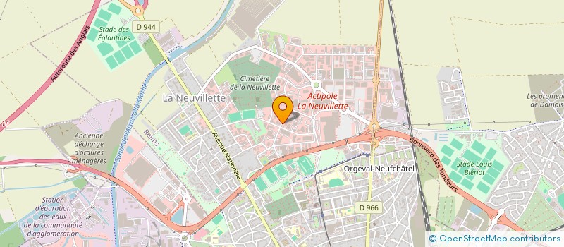 localisation de l'entreprise CRBV  REIMS