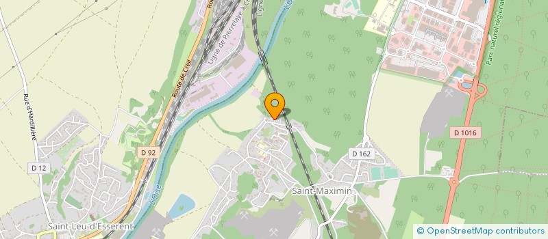 localisation de l'entreprise CRC  SAINT-LEU-D'ESSERENT