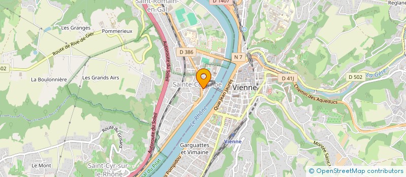 localisation de l'entreprise CRC à SAINTE-COLOMBE