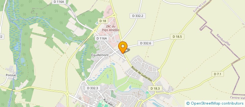 localisation de l'entreprise CRC à AUNEAU-BLEURY-SAINT-SYMPHORIEN