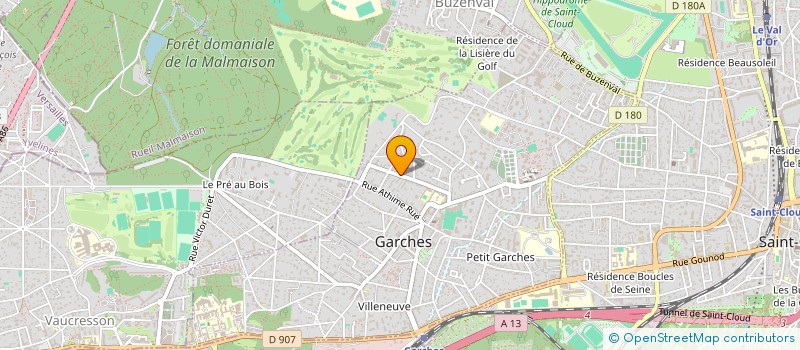 localisation de l'entreprise CRC COURTAGE à GARCHES