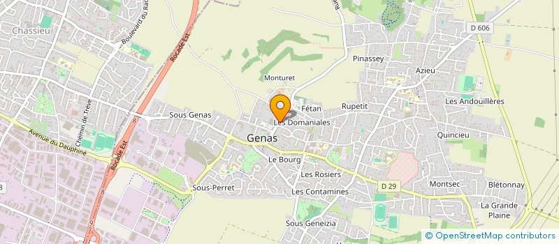 localisation de l'entreprise CRC GENAS RANCH à GENAS