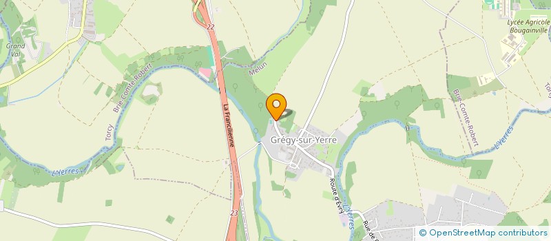 localisation de l'entreprise CRC HOME  EVRY-GREGY-SUR-YERRE