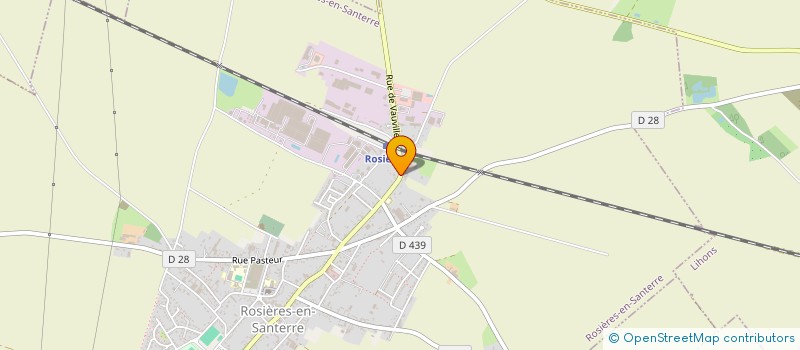 localisation de l'entreprise CRC IMMO  ROSIERES-EN-SANTERRE