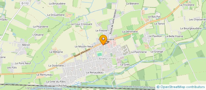 localisation de l'entreprise CRC INGENIERIE à ANCENIS-SAINT-GEREON