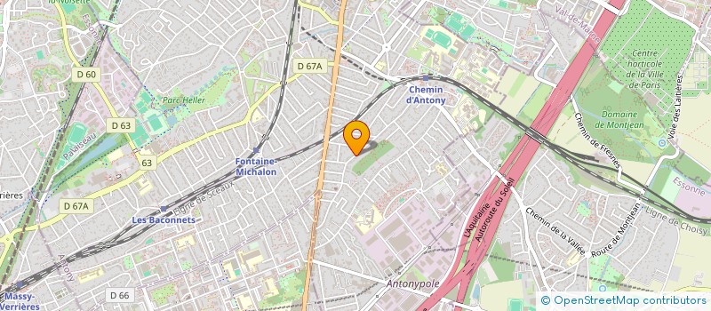 localisation de l'entreprise CRC-ITS à ANTONY