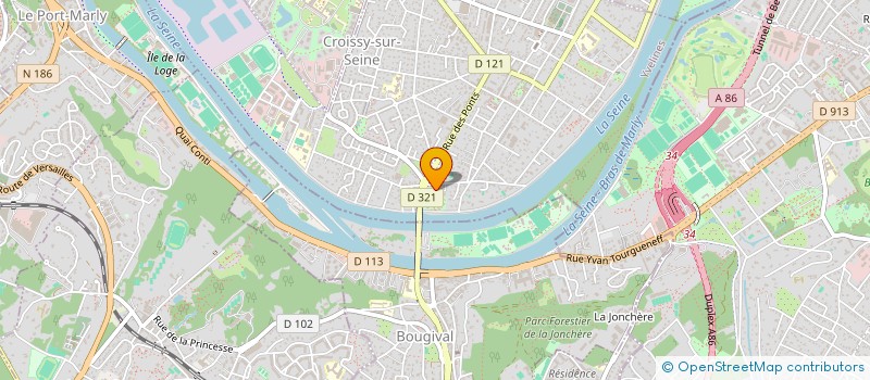 localisation de l'entreprise CRC PARIS à CROISSY-SUR-SEINE